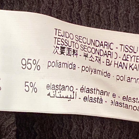 NWT. Zara Black Combination Lace Maxi Dress. Size S. - Picture 9 of 11